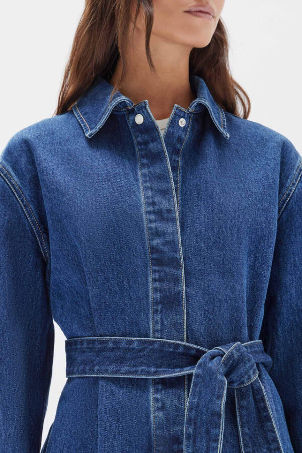 Assembly Label - Denim Belted Jacket