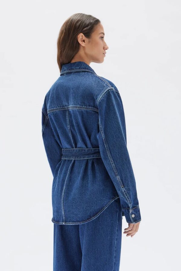Assembly Label - Denim Belted Jacket - Image 2