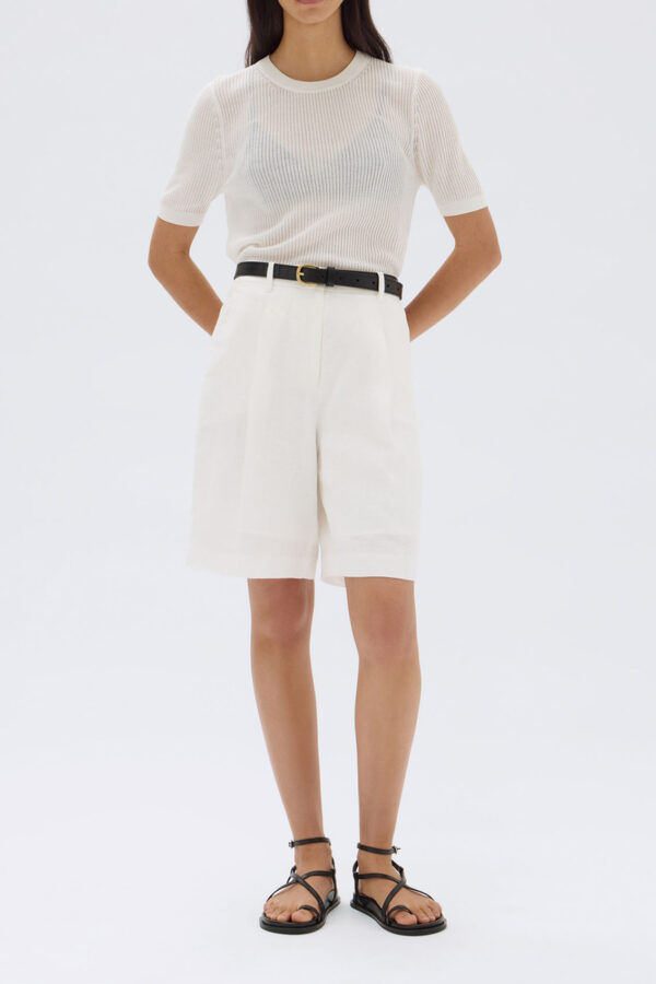 Assembly Label - Belle Short Sleeve Knit Tee - Image 2