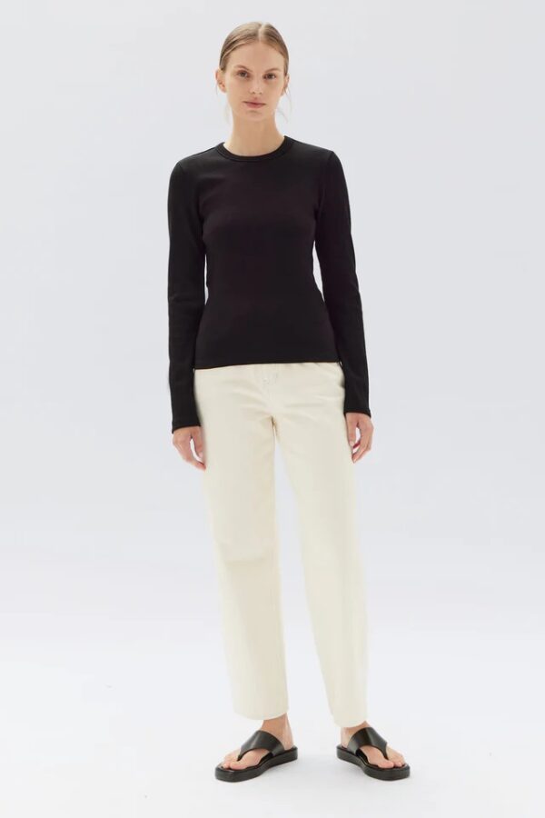 Assembly Label - Miana Organic Long Sleeve Tee - Image 2
