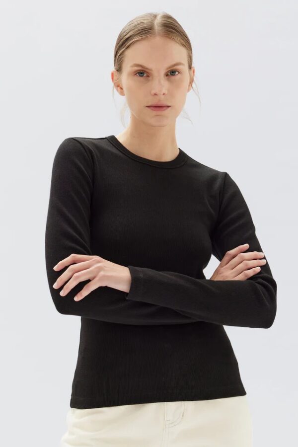 Assembly Label - Miana Organic Long Sleeve Tee - Image 4