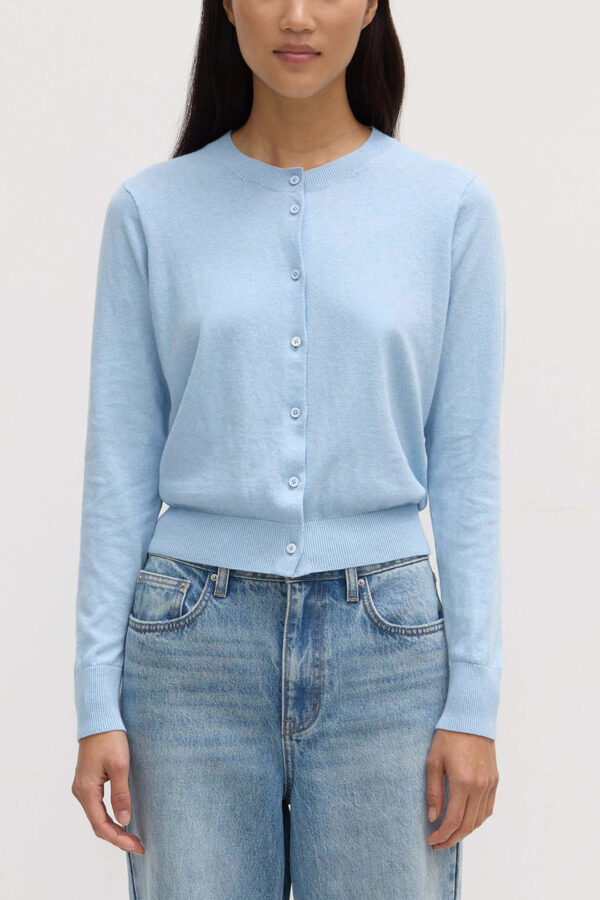 Semra Cotton Cashmere Cardigan - Image 4