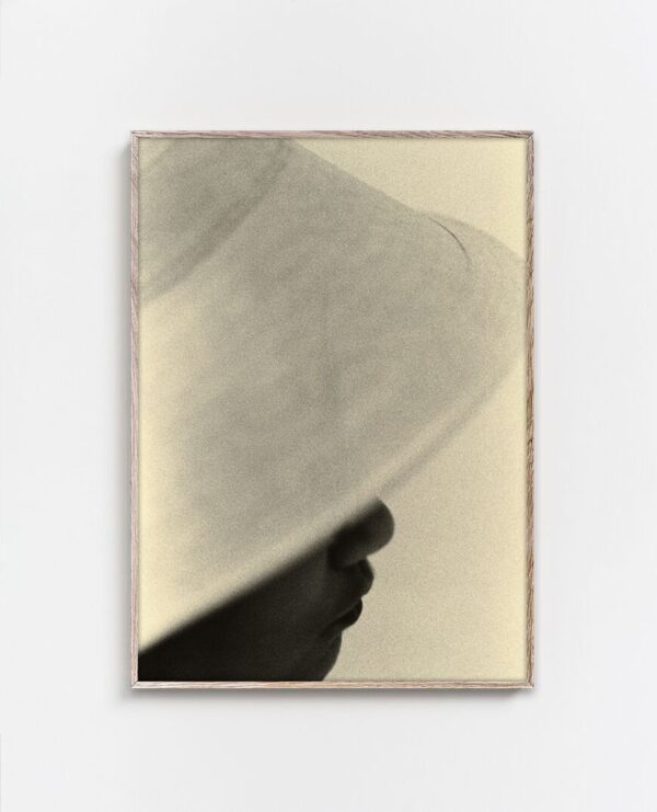 Girl and Hat Framed Print - 50 x 70