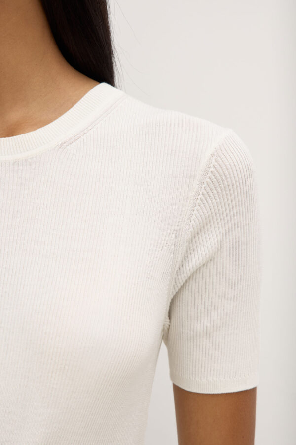 Assembly Label - Amira Knit Short Sleeve Tee - Image 2