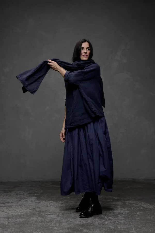 Metta Melbourne - Sailor Boxy Top - Navy