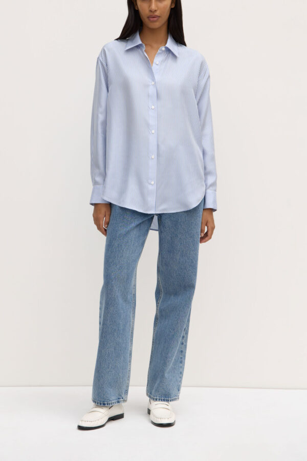 Assembly Label - Spencer Stripe Silk Shirt - Image 5