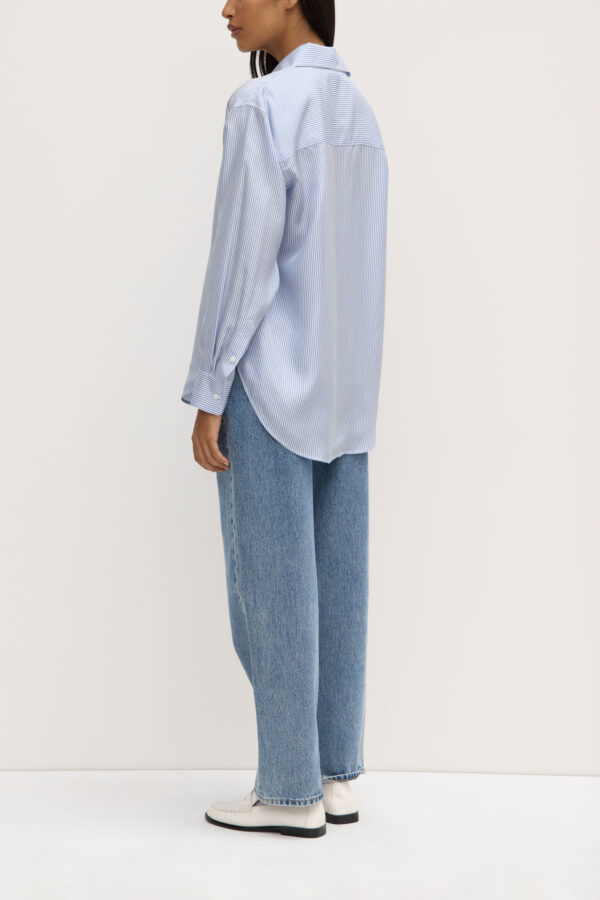 Assembly Label - Spencer Stripe Silk Shirt - Image 4