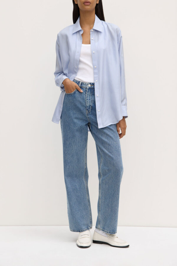 Assembly Label - Spencer Stripe Silk Shirt - Image 3