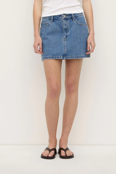 Assembly Label - Callista Denim Mini Skirt - Image 5