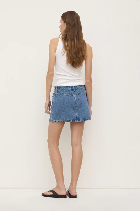 Assembly Label - Callista Denim Mini Skirt - Image 2