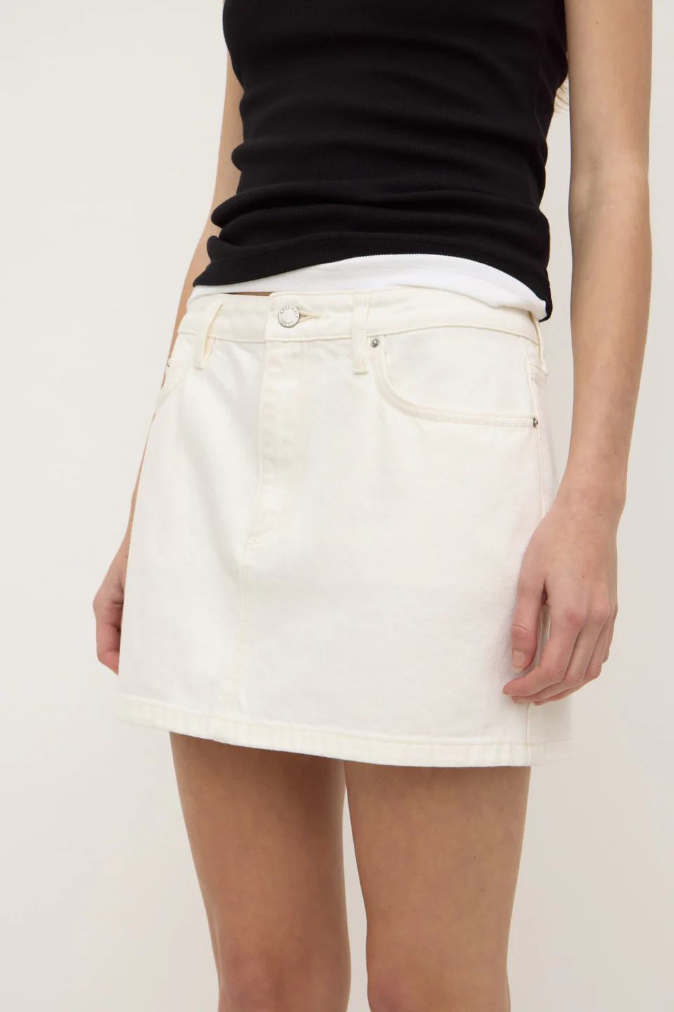 Assembly Label - Callista Denim Mini Skirt - Image 12